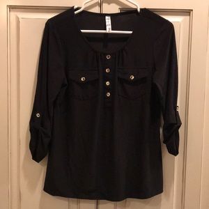 Black Blouse Size Medium